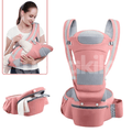 Canguru Ergonômico com Assento Hipseat até 25kg • Kangu