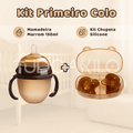 Kit Primeiro Colo • Mamadeira + Chupeta Silicone
