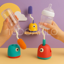 Escova de Mamadeira em Silicone • Kit 4 Peças