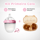 Kit Primeiro Colo • Mamadeira + Chupeta Silicone