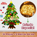 Árvore de Natal em Feltro Montessori + Brinde Especial