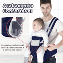 Canguru Ergonômico com Assento Hipseat até 25kg • Kangu