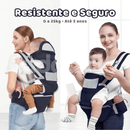 Canguru Ergonômico com Assento Hipseat até 25kg • Kangu
