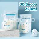 Kit 30 Sacos Para Armazenar Leite Materno 250ml