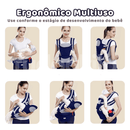 Canguru Ergonômico com Assento Hipseat até 25kg • Kangu