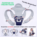 Canguru Ergonômico com Assento Hipseat até 25kg • Kangu