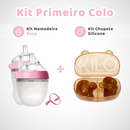Kit Primeiro Colo • Mamadeira + Chupeta Silicone