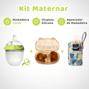 Kit Maternar • Mamadeira + Chupeta Silicone + Aquecedor Mamadeira