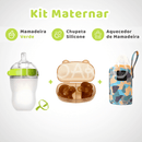 Kit Maternar • Mamadeira + Chupeta Silicone + Aquecedor Mamadeira