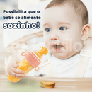 Kit Colher Dosadora e Porta-frutinha de Silicone • Pappatuti